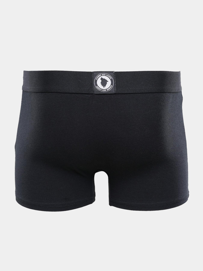 Pack de 3 boxers noir gris et bleu homme - Comme Des Loups