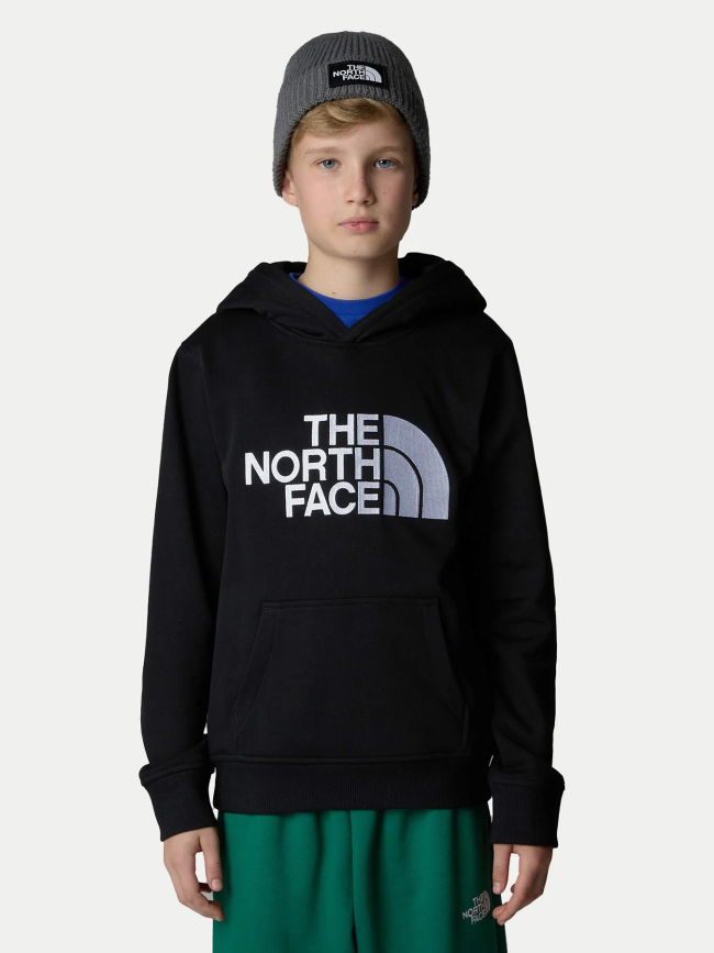 Sweat à capuche drew peak noir enfant - The North Face