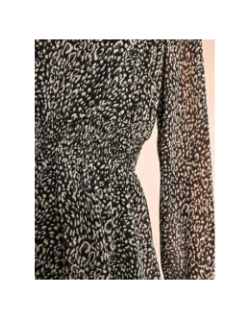 Robe à motif semi-transparente noir femme - Molly Bracken