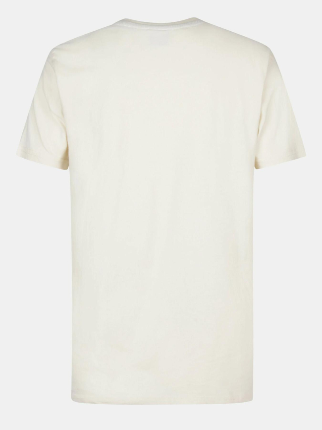 T-shirt à manches courtes riders blanc homme - Petrol Industries