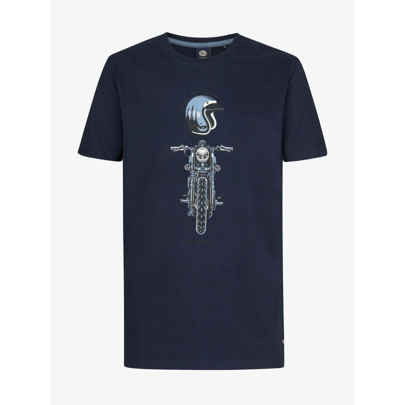 T-shirt à manches courtes riders bleu homme - Petrol Industries