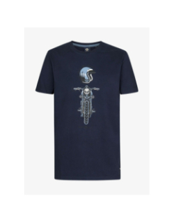 T-shirt à manches courtes riders bleu homme - Petrol Industries