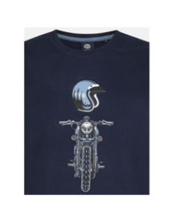 T-shirt à manches courtes riders bleu homme - Petrol Industries