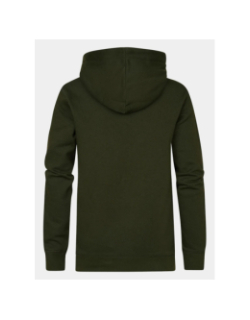 Sweat à capuche racing kaki homme - Petrol Industries