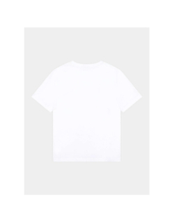 T-shirt à manches courtes logo blanc ado - Boss
