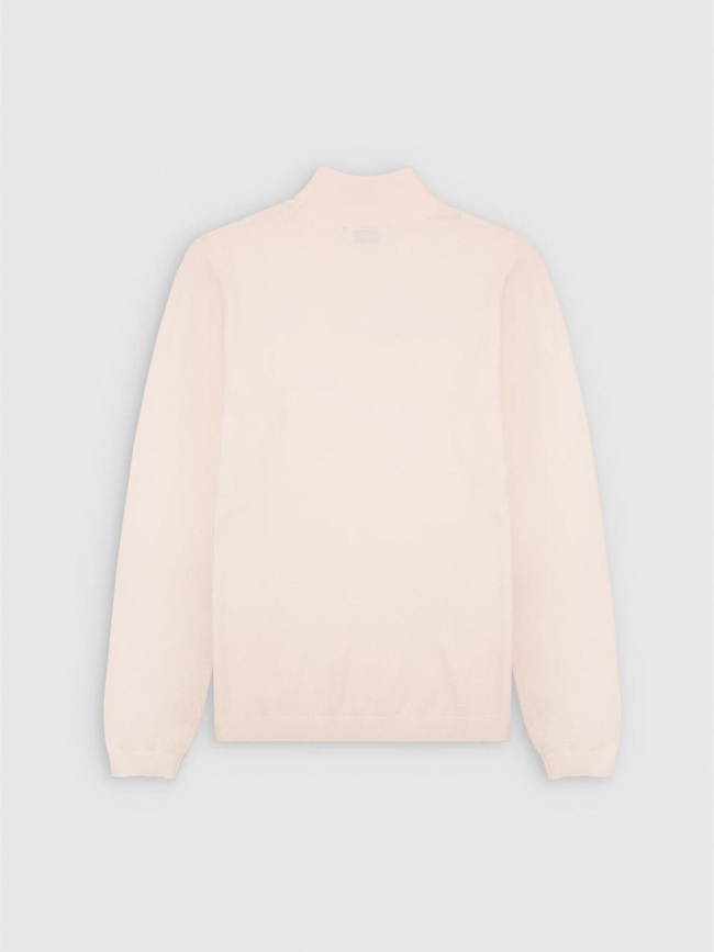 Pull col montant p-connie blanc femme - Teddy Smith