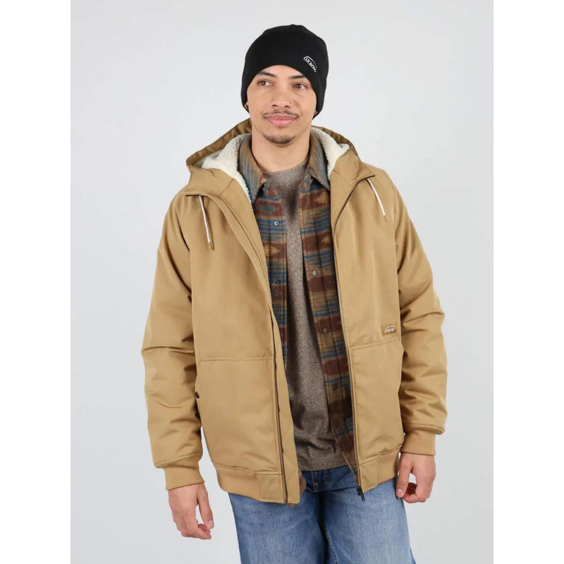 Parka doublé sherpa joao marron homme - Oxbow