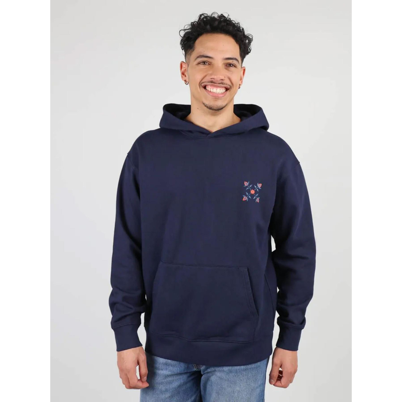 Sweat à capuche seregor bleu marine homme - Oxbow