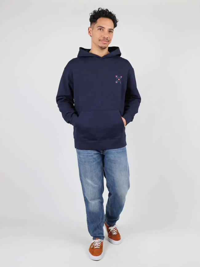 Sweat à capuche seregor bleu marine homme - Oxbow