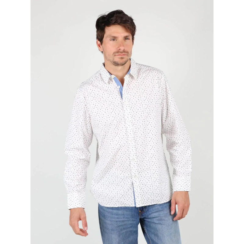 Chemise à manche longue imprimé cerlag blanc homme - Oxbow
