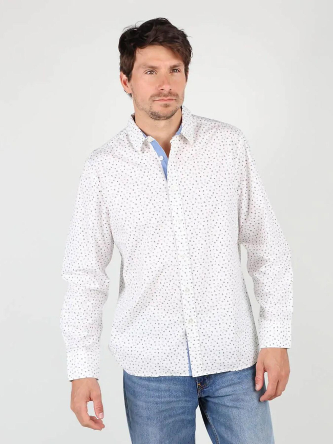 Chemise à manche longue imprimé cerlag blanc homme - Oxbow