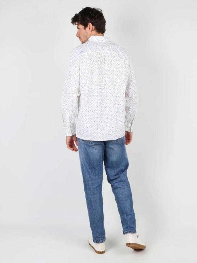 Chemise à manche longue imprimé cerlag blanc homme - Oxbow