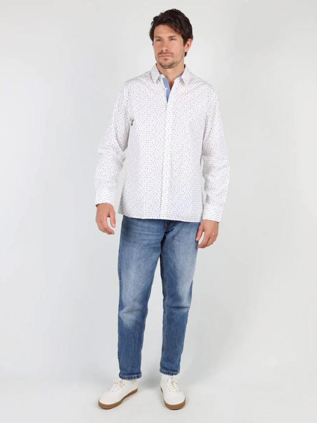Chemise à manche longue imprimé cerlag blanc homme - Oxbow