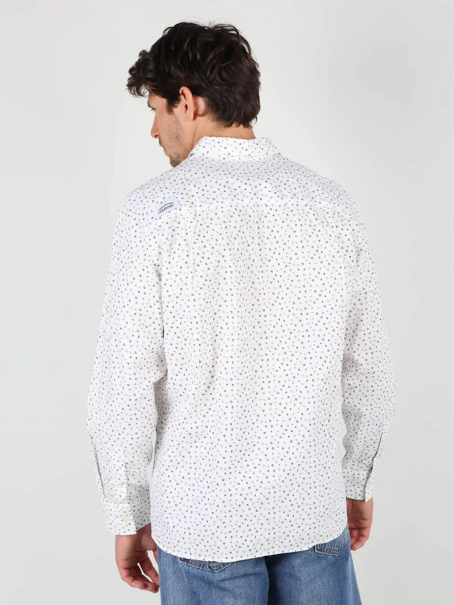Chemise à manche longue imprimé cerlag blanc homme - Oxbow