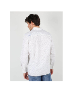 Chemise à manche longue imprimé cerlag blanc homme - Oxbow