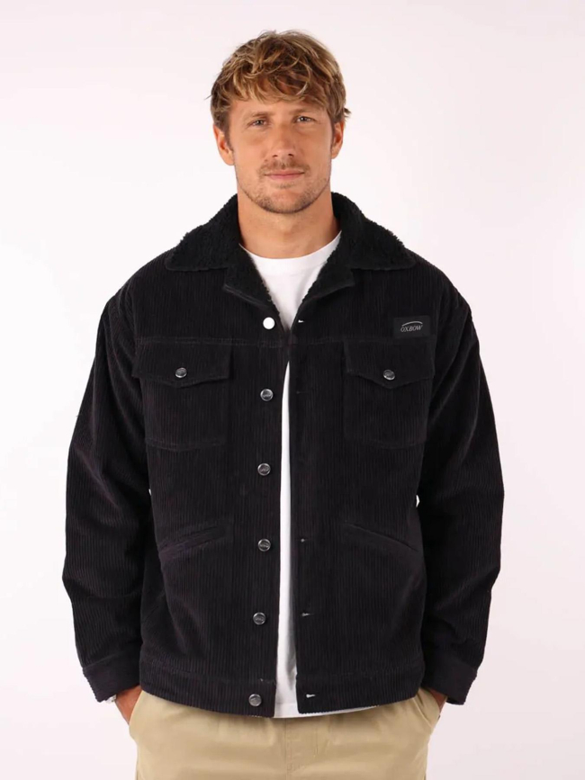 Veste bi matière matelassée scander kaki homme - Benson & Cherry