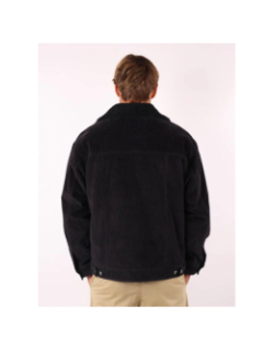 Veste en velours doublée en sherpa jessie noir homme - Oxbow