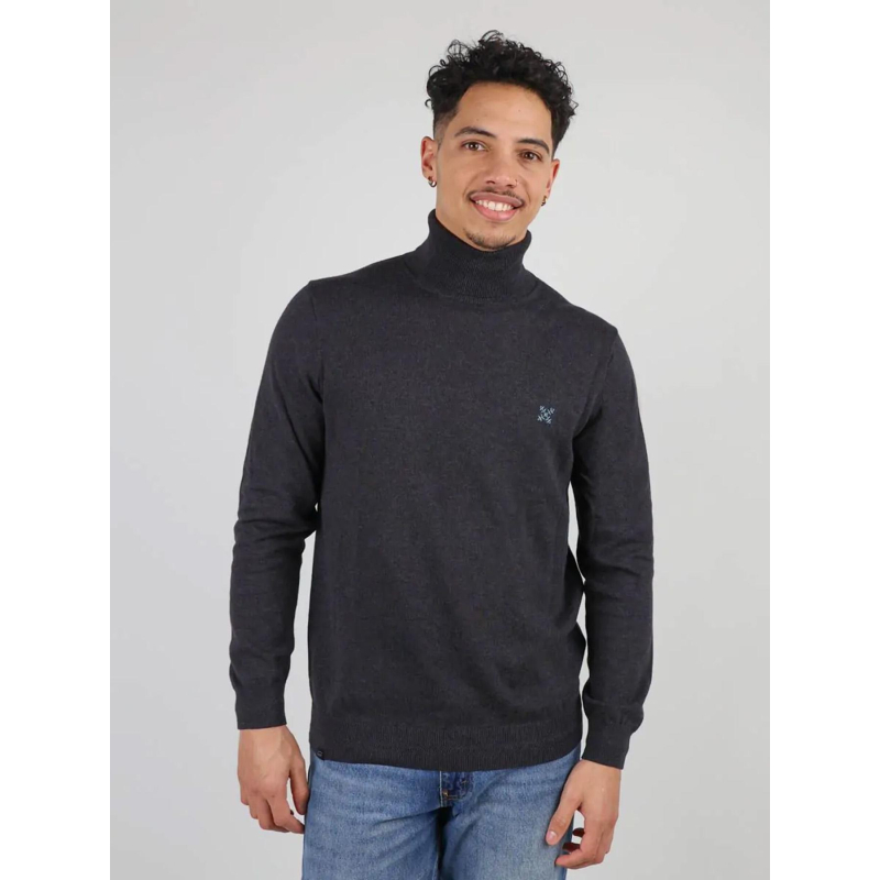 Pull à col roulé essentiel noir homme - Oxbow