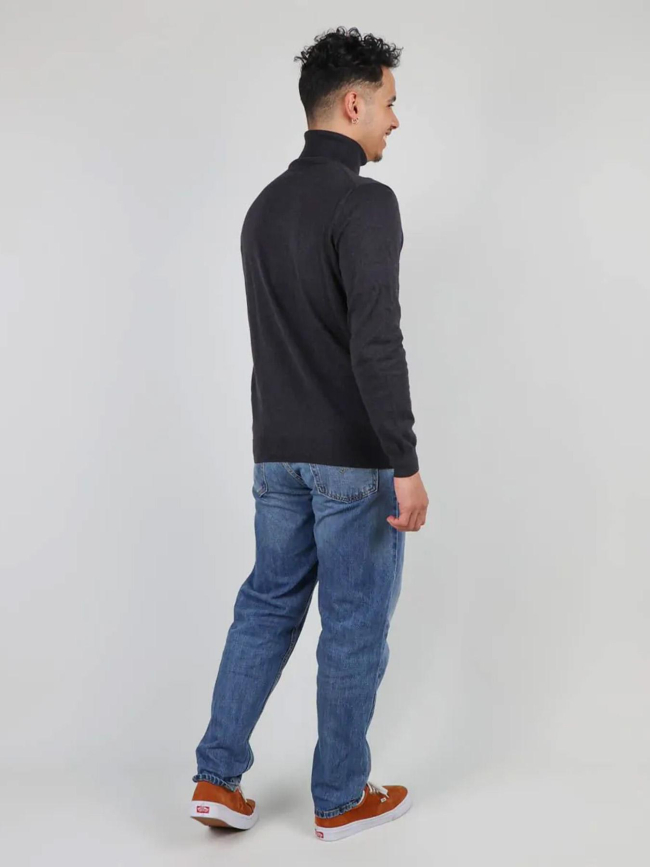 Pull à col roulé essentiel noir homme - Oxbow