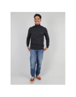 Pull à col roulé essentiel noir homme - Oxbow