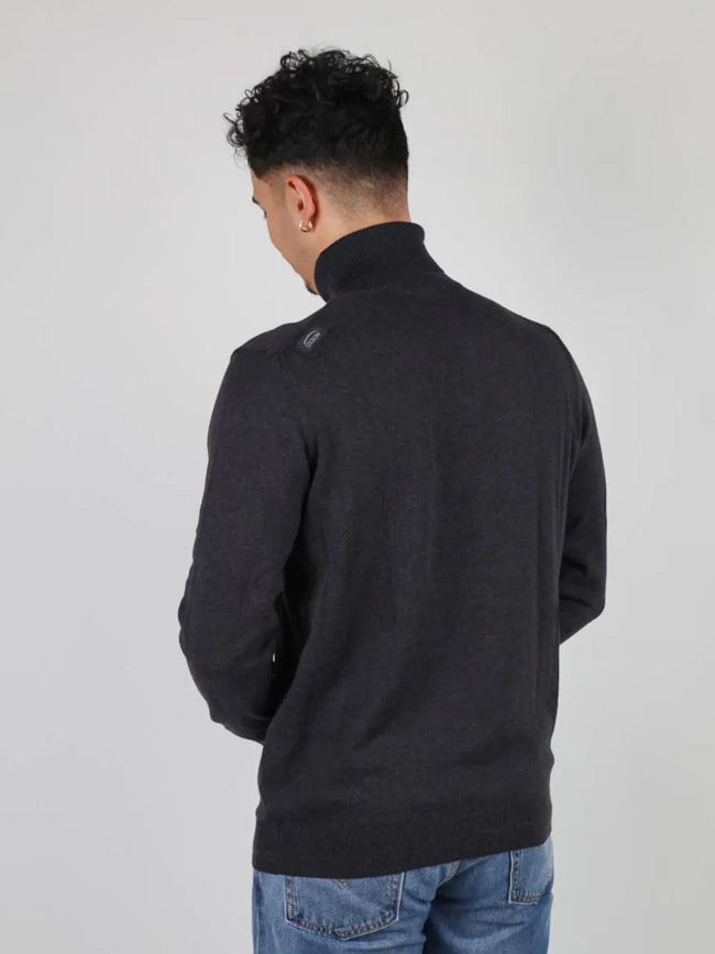 Pull à col roulé essentiel noir homme - Oxbow