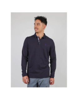 Polo à manches longues niros gris sombre homme - Oxbow