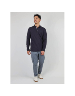 Polo à manches longues niros gris sombre homme - Oxbow