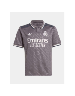 Maillot de football third real madrid 24/25 gris enfant - Adidas