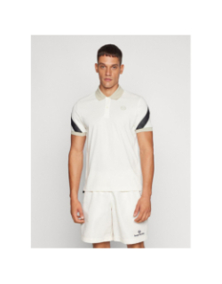 Polo à manches courtes diagonalley beige homme - Sergio Tacchini