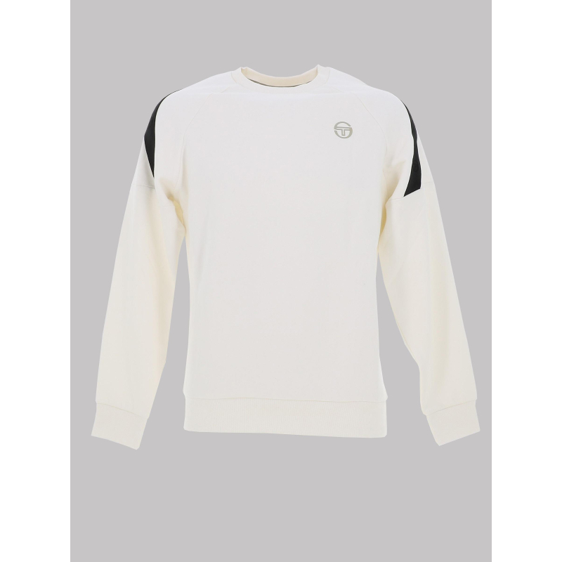Sweat col rond diagonalley beige homme - Sergio Tacchini
