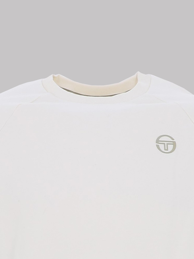 Sweat col rond diagonalley beige homme - Sergio Tacchini