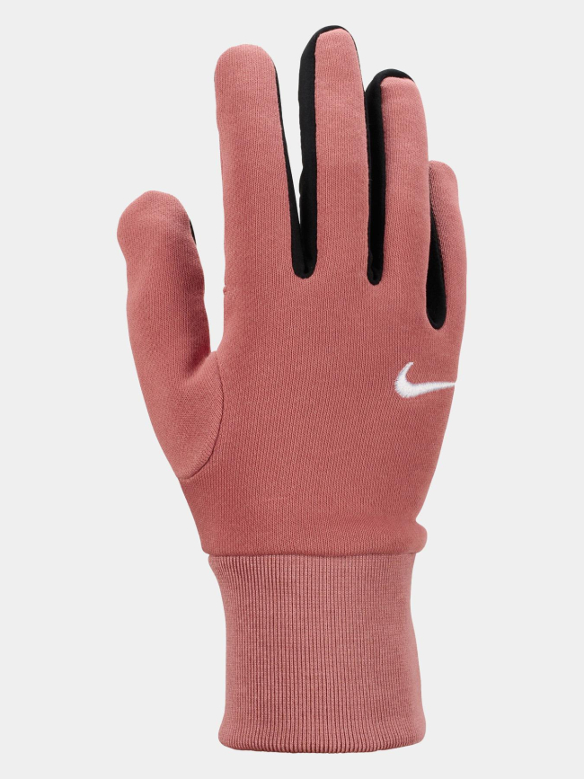 Gants légers phoenix fleece rose et noir femme - Nike