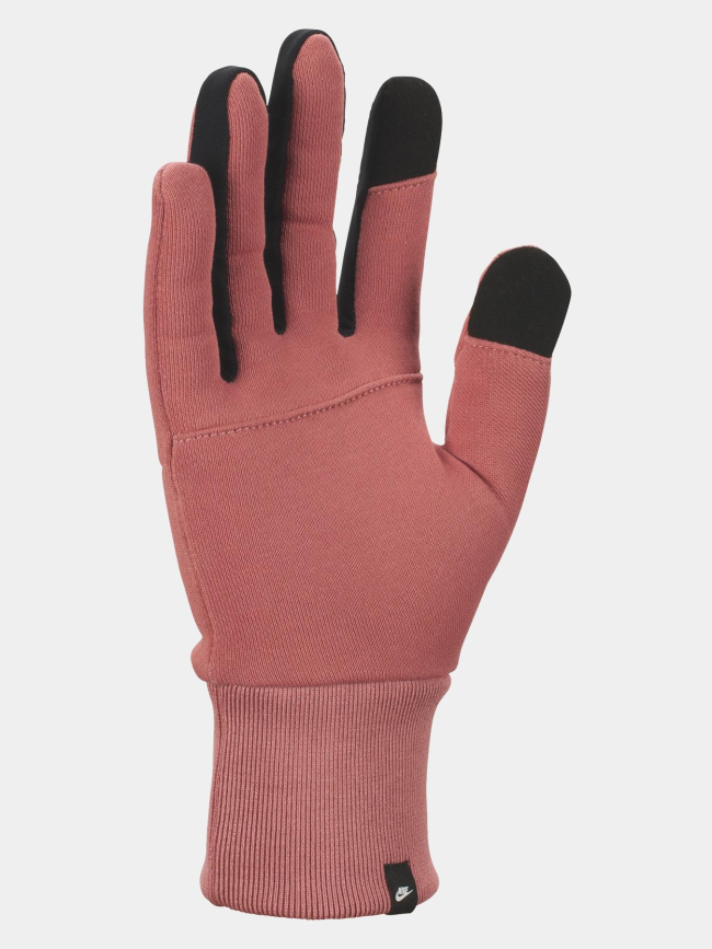 Gants légers phoenix fleece rose et noir femme - Nike
