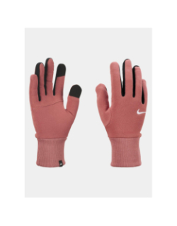 Gants légers phoenix fleece rose et noir femme - Nike