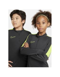 Haut d'entrainement de football academy gris fluo enfant - Nike