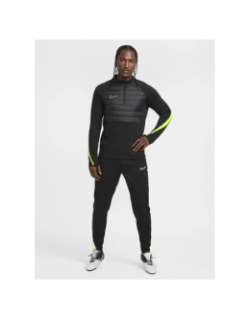 Sweat de football therma fit dril noir jaune homme - Nike