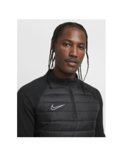 Sweat de football therma fit dril noir jaune homme - Nike