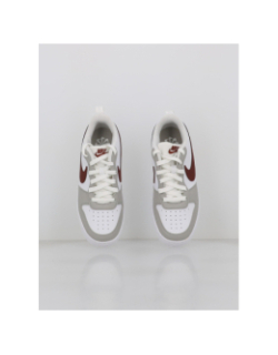Baskets court borough recraft blanc gris ado - Nike