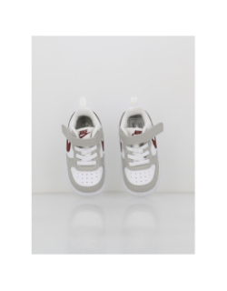 Baskets à scratch court borough td gris blanc enfant - Nike