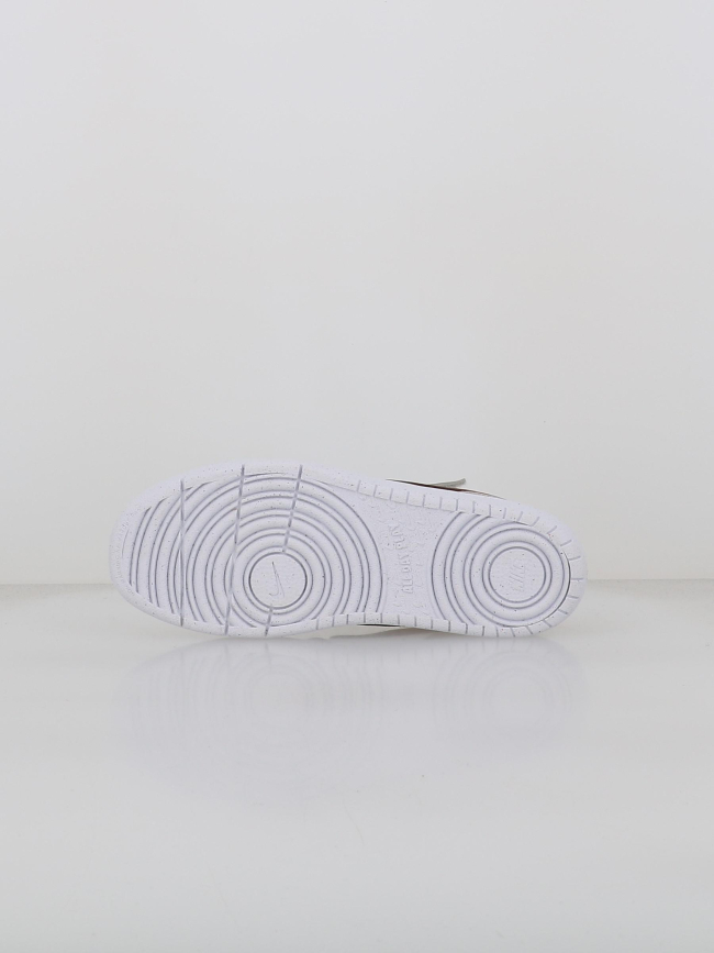 Baskets court borough recraft blanc gris marron enfant - Nike