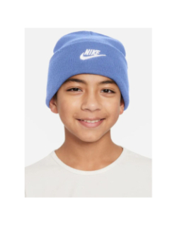 Bonnet logo peak bleu enfant - Nike