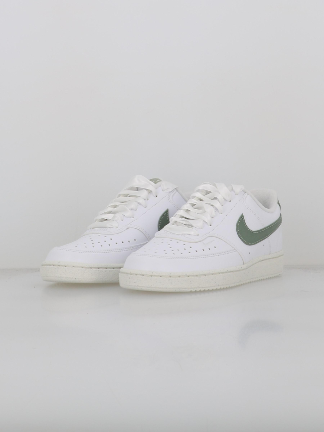 Baskets court vision blanc kaki femme -Nike