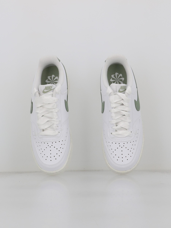 Baskets court vision blanc kaki femme -Nike