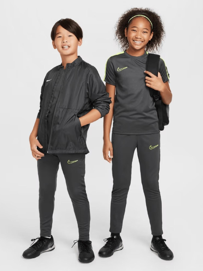 Pantalon de football academy 23 gris jaune enfant - Nike