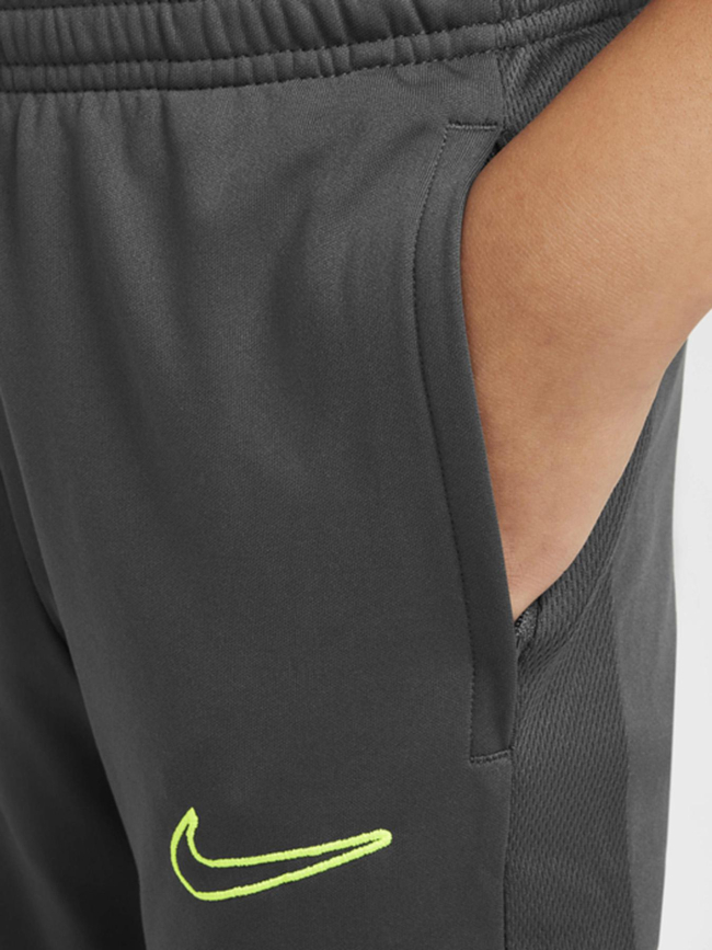 Pantalon de football academy 23 gris jaune enfant - Nike