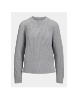 Pull en maille jxcarolina gris femme - JJXX