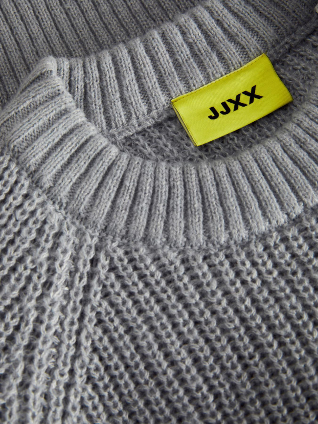 Pull en maille jxcarolina gris femme - JJXX