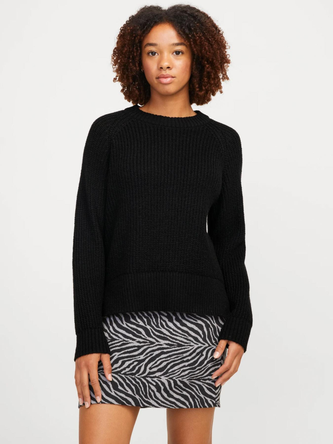 Sweat col rond logo rétro relief noir homme - Project X Paris