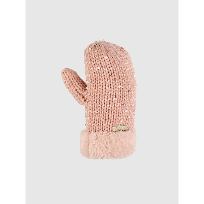 Moufles polaire manon rose enfant - Cairn