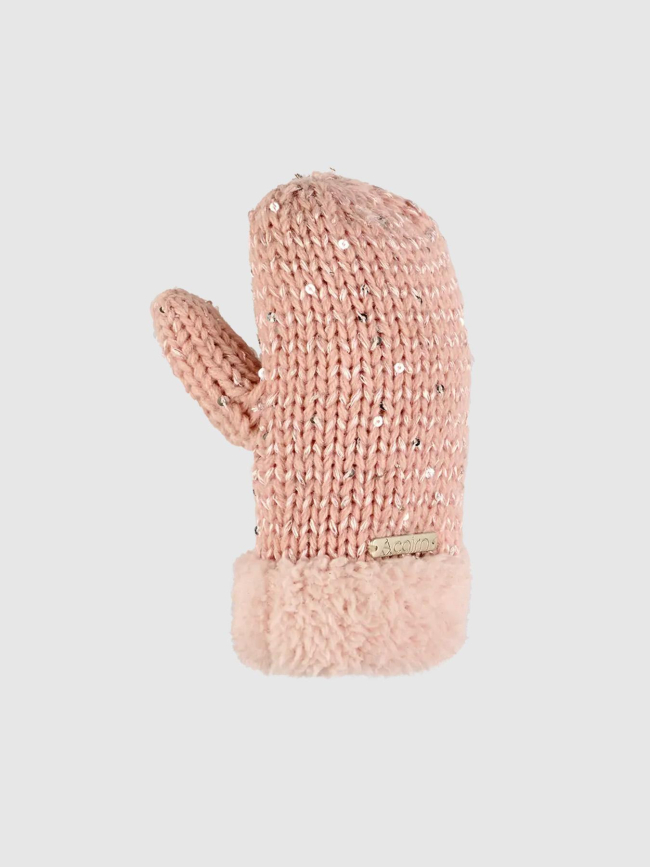 Moufles polaire manon rose enfant - Cairn